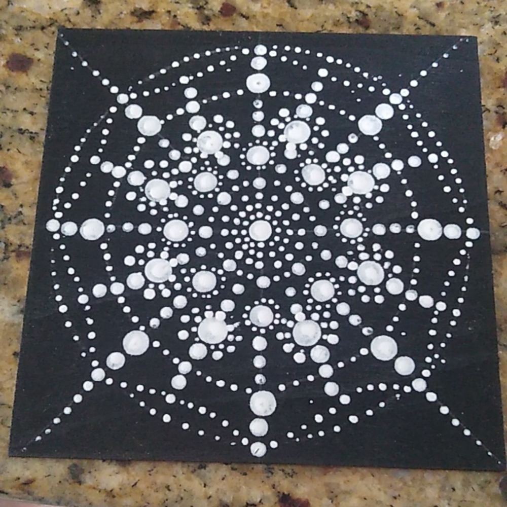 Hand Painted Mandala